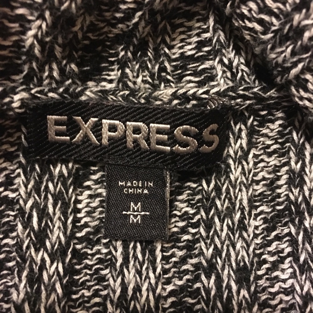 Express Marled Ribbed Cardigan - Picture 4 of 5